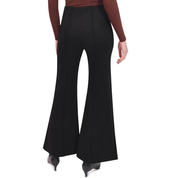 NWT Bagatelle Collection XL Black Ponte Stretch High Rise Wide Leg Pants - Picture 2 of 5